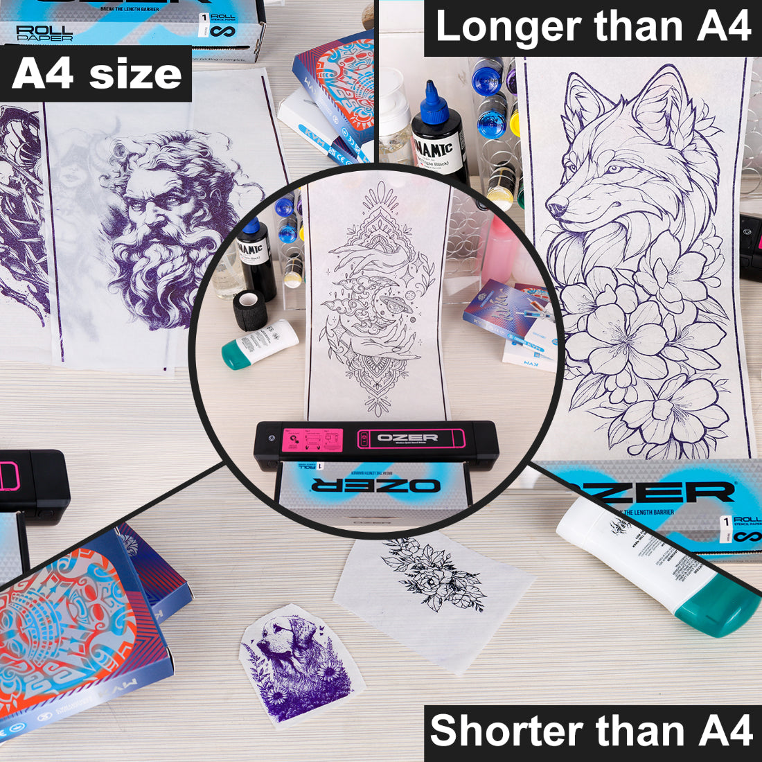 ROTOLO CARTA TERMICA OZER