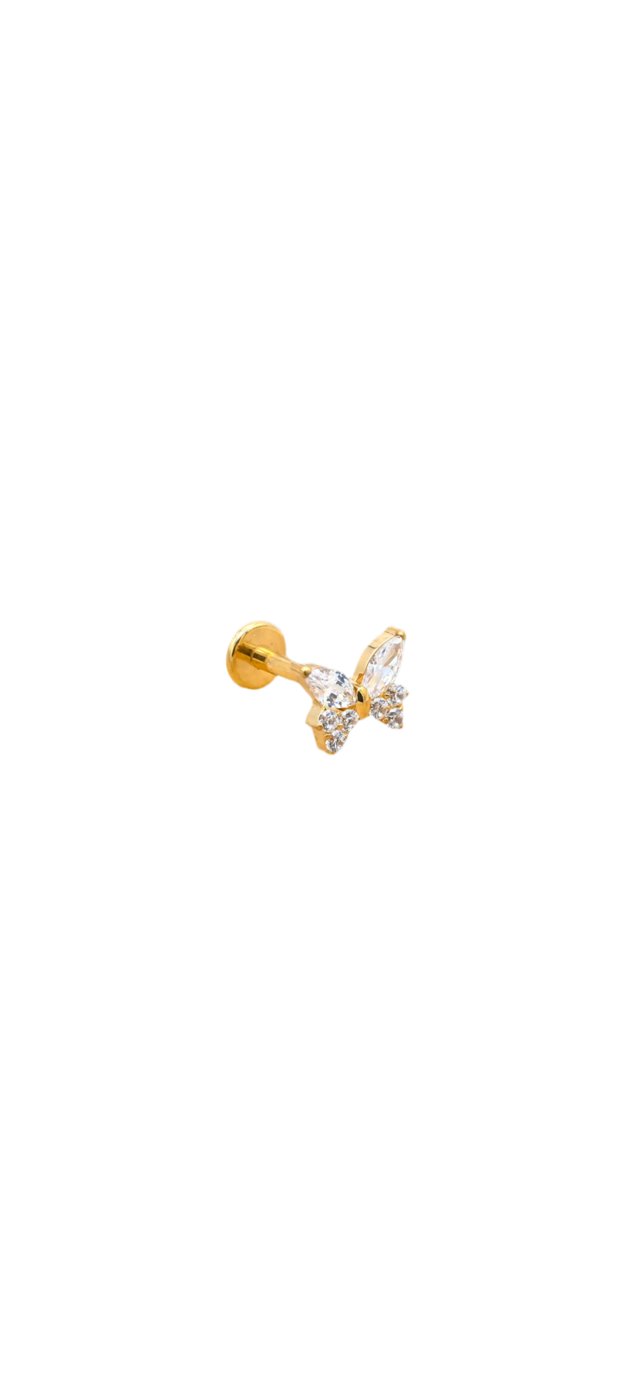 PIERCING FARFALLA CON ZIRCONI
