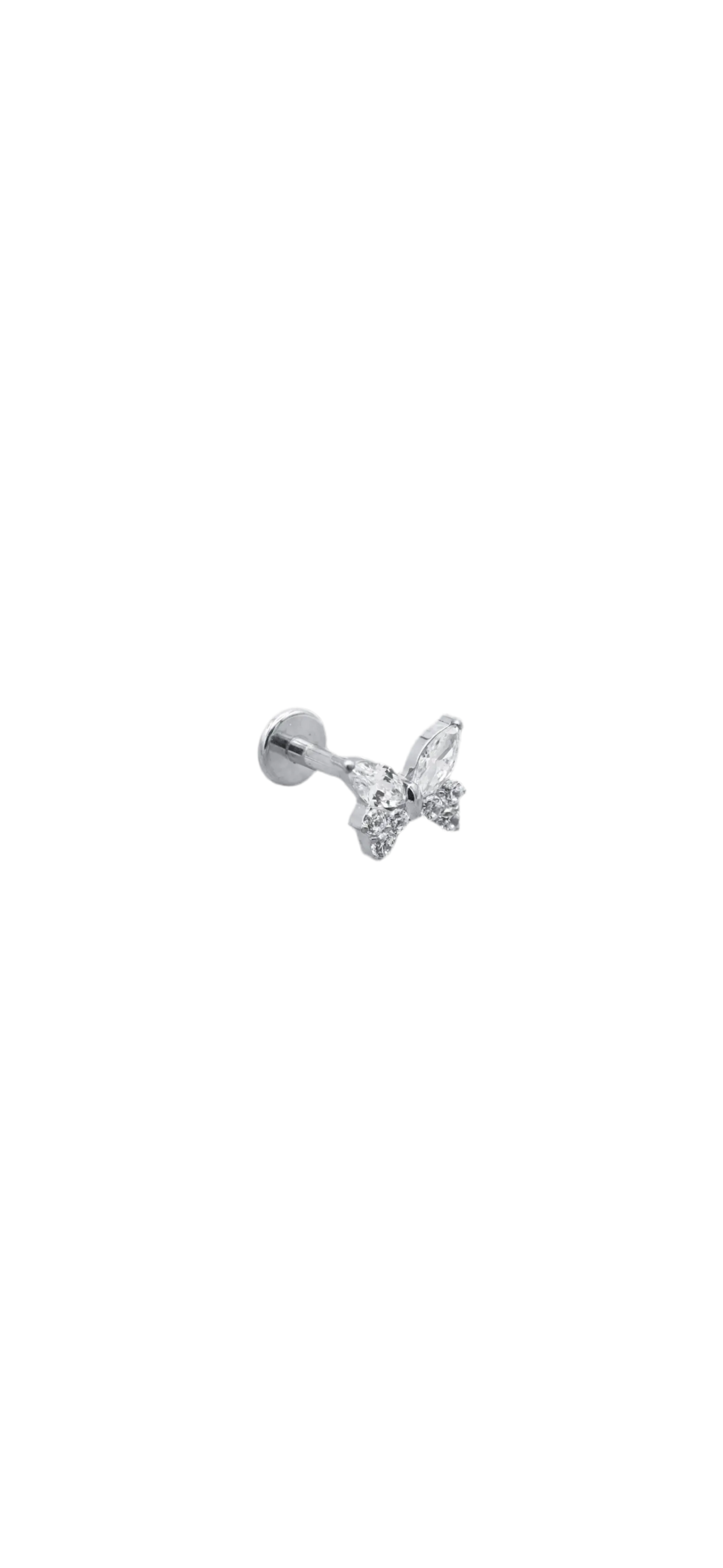 PIERCING FARFALLA CON ZIRCONI