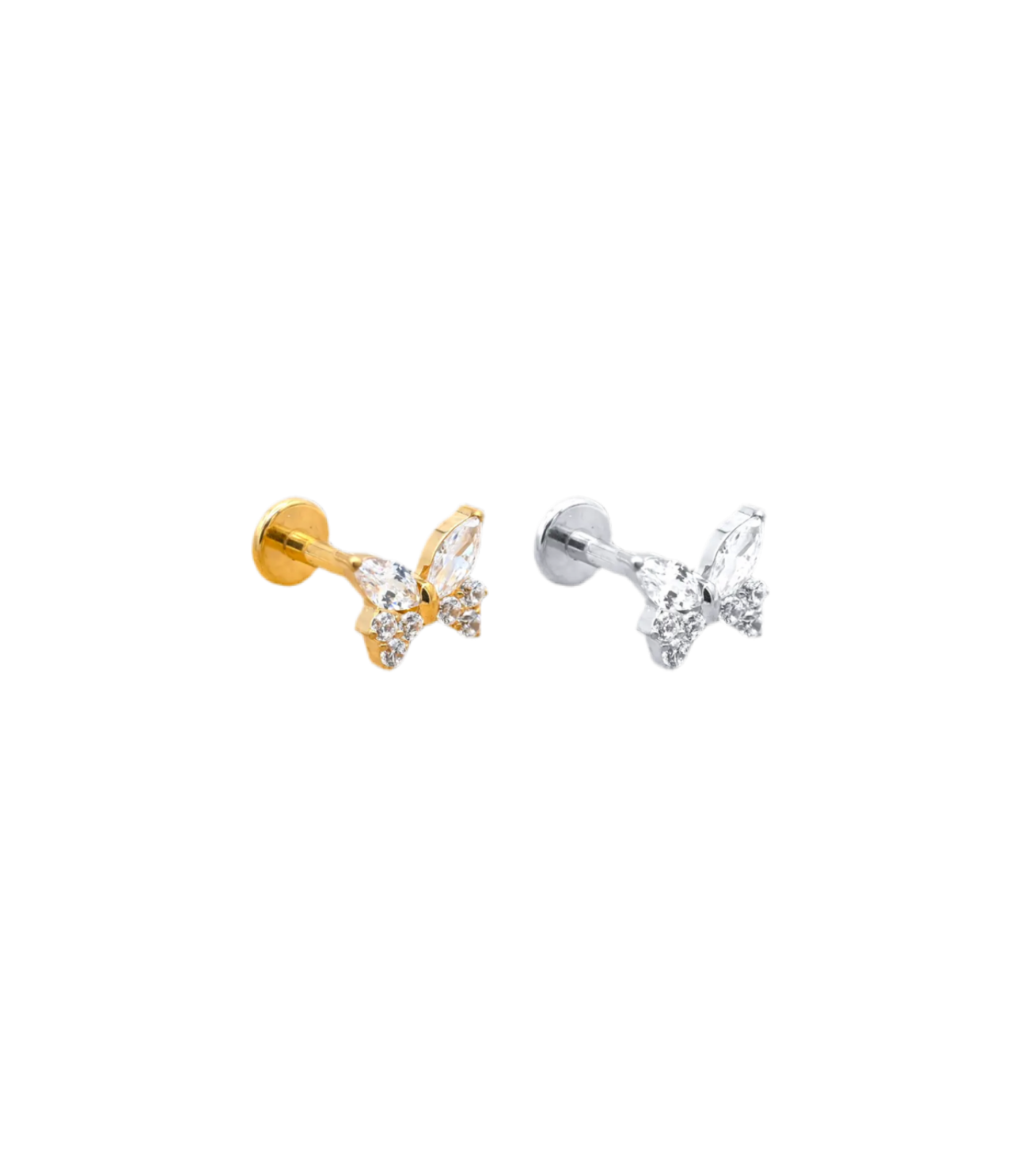 PIERCING FARFALLA CON ZIRCONI