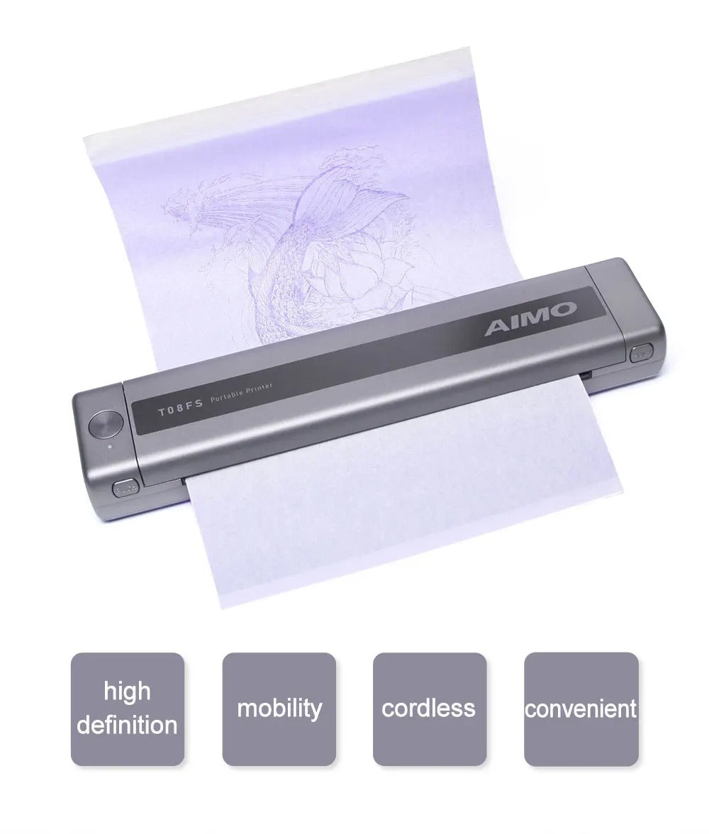 AIMO Stampante Termica WIRELESS GRIGIA