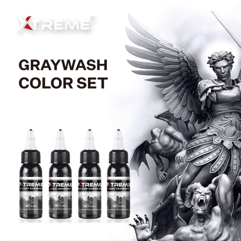 Xtreme Ink - Set Graywash - 4x120ml (conforme a Reach)