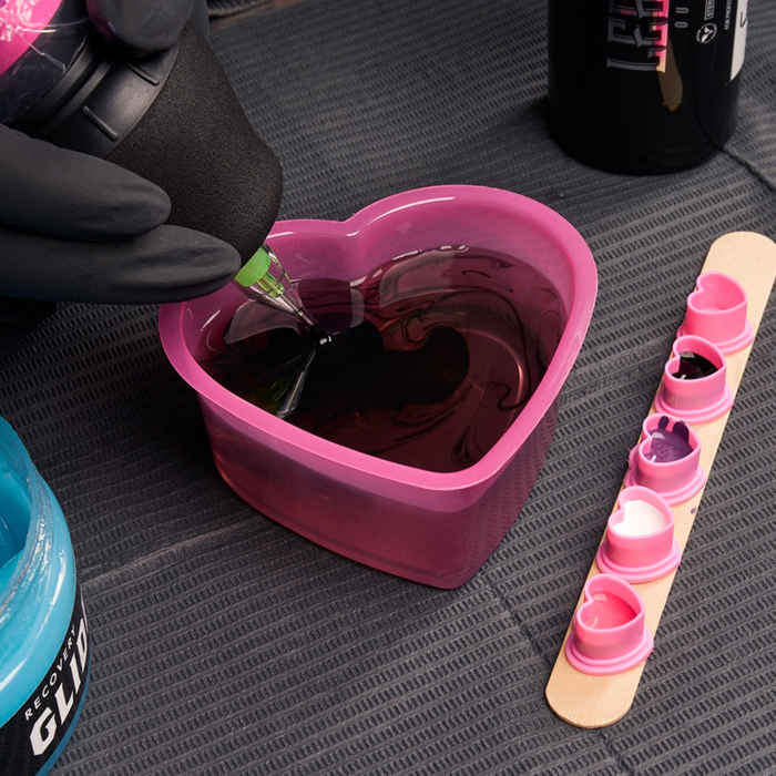 Bicchieri per risciacquo a forma di cuore Saferly Rosa