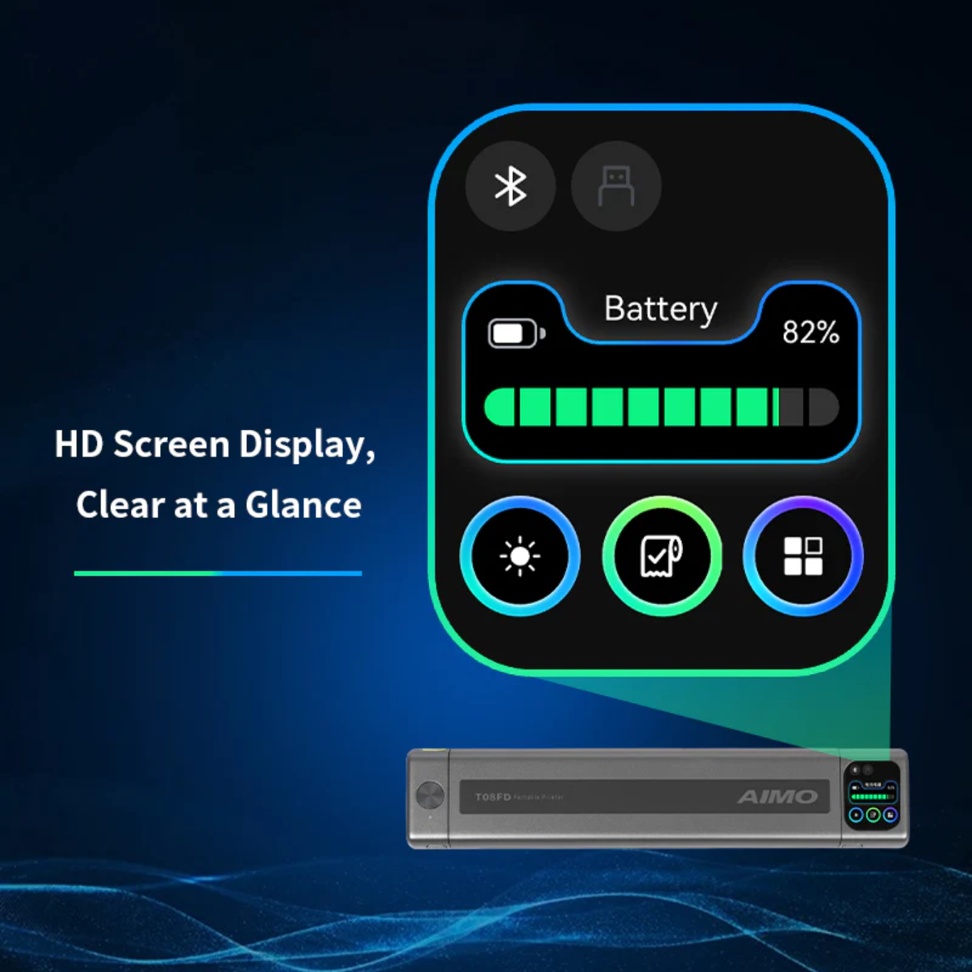 STAMPANTE TERMICA AIMO DISPLAY