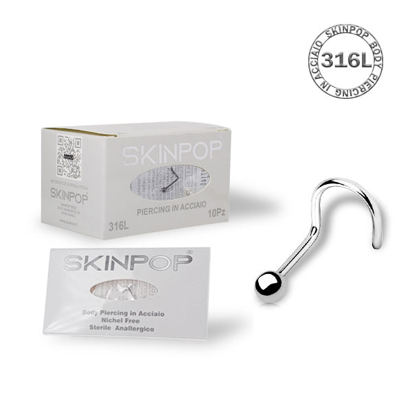 Nostril SKINPOP in Acciaio 316L Sterile